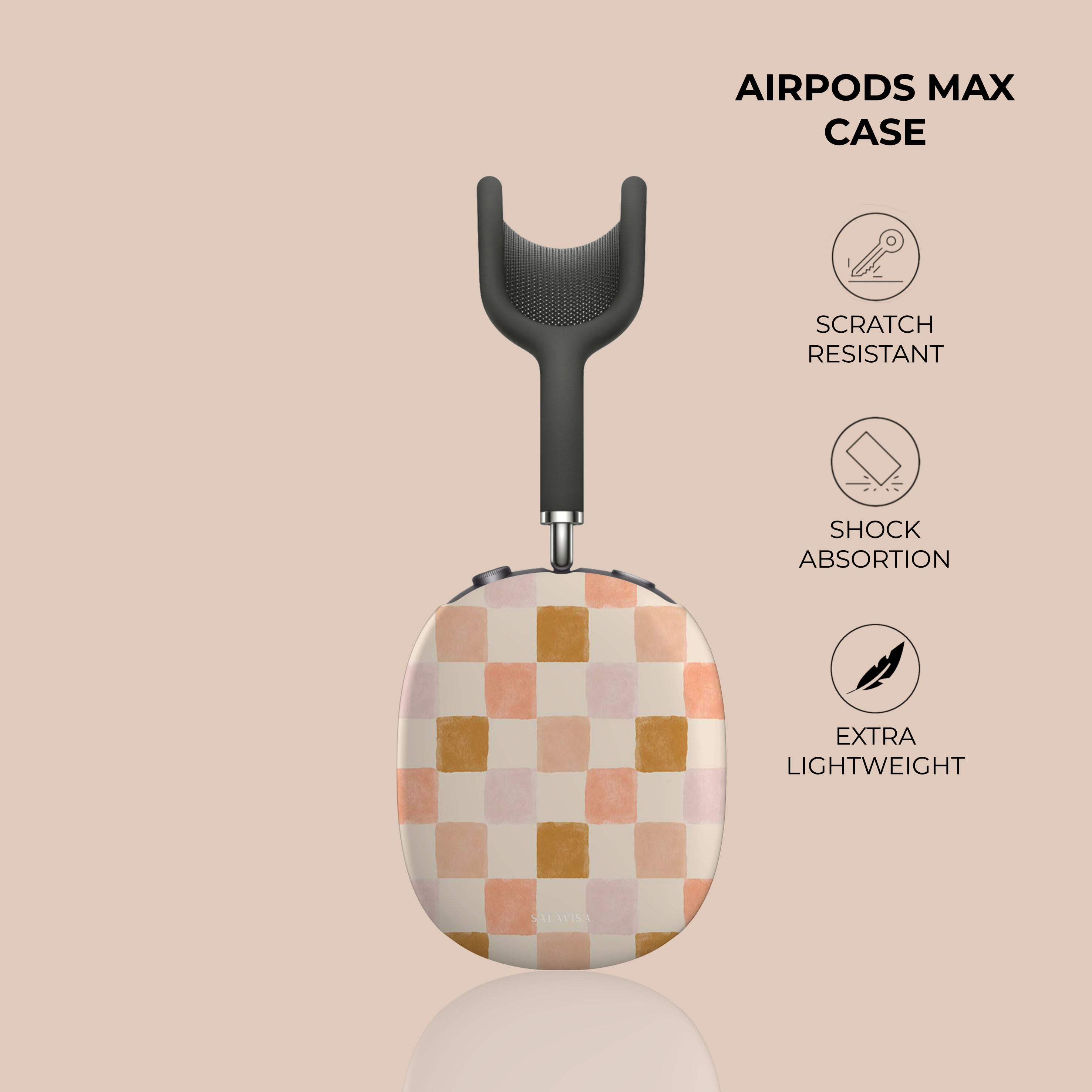 Premium AirPods Max Protective Case - Shockproof & Water-Resistant Cover for Apple AirPods Max Headphones - Perfect for Travel, Gym & Outdoor Activities