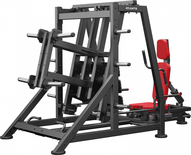 ATLANTIS Unilateral Leg Press Pro - Professional Single Leg Exercise Machine for Home & Gym - Perfect for Strength Training, Rehabilitation & Fitness Workouts