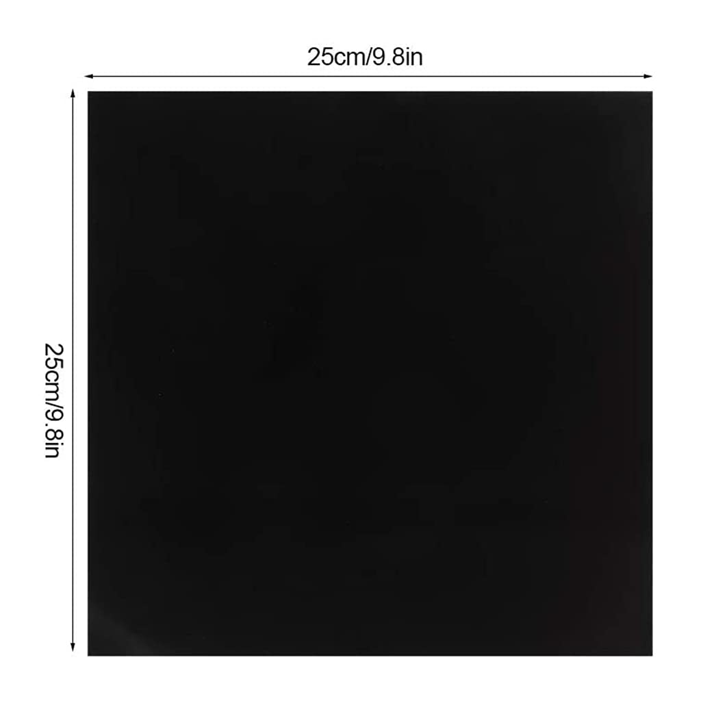 4Pc Silicone Induction Cooker Protector Mats - Non-Slip Stove Burner Covers for Kitchen Safety (Black)
