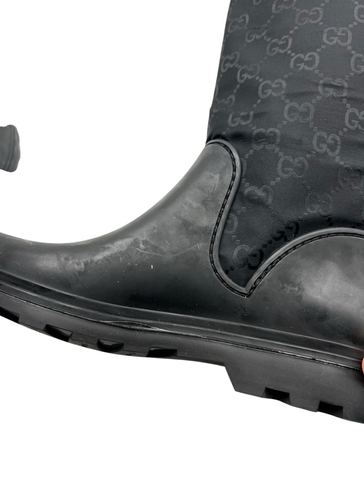 Gucci Prato Nylon Rain Boots for Women - Size 36 (US 6) - Waterproof Chelsea Boots for Rainy Days & Outdoor Adventures