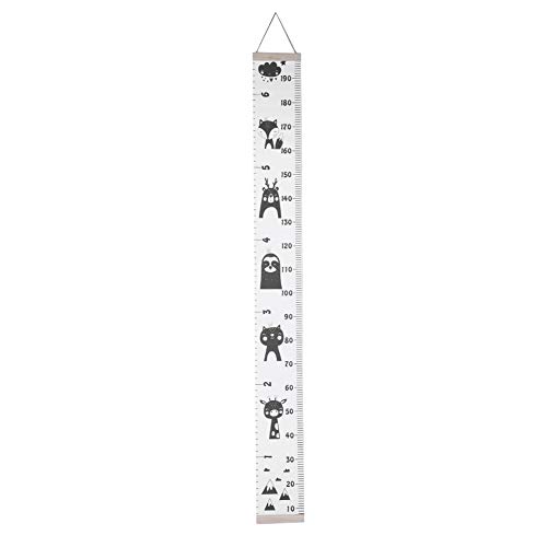 Kids Wooden Height Growth Chart - Wall Mounted Child Height Measuring Ruler for Nursery & Home Decor (Style C) | Perfect for Tracking Children's Growth & Room Decoration