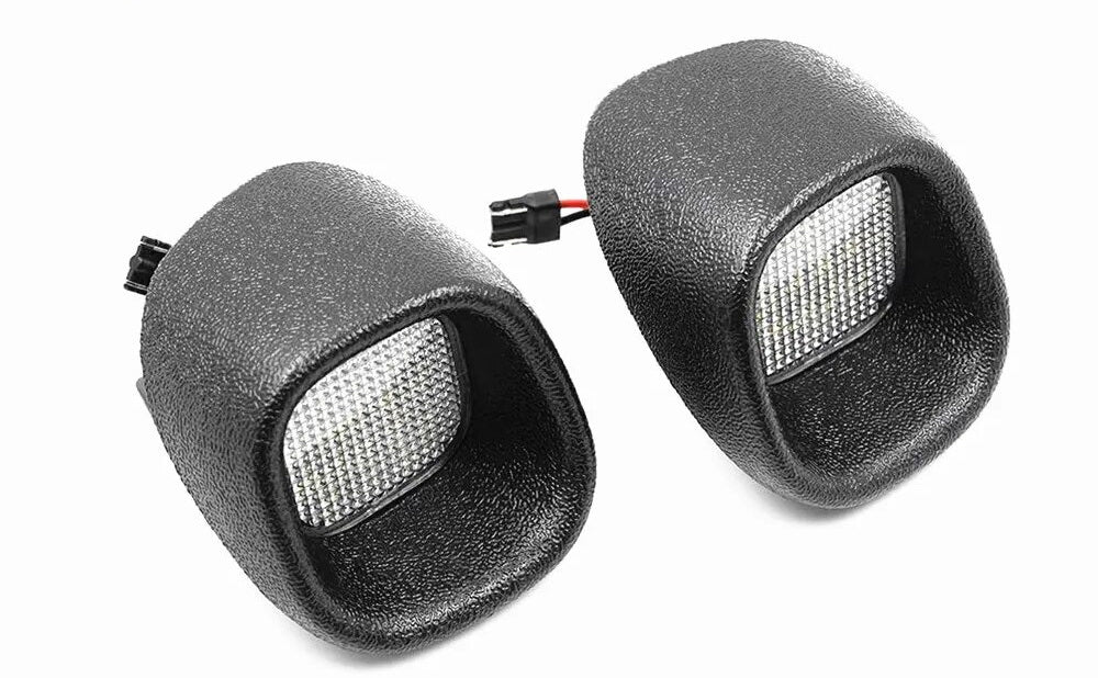 18 SMD Xenon White LED License Plate Lights for 1998-2005 Chevy Blazer & GMC Jimmy - Bright Replacement Bulbs for Night Visibility & Car Customization