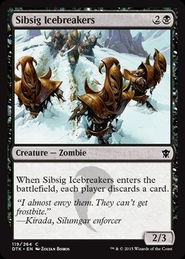 Magic: the Gathering - Sibsig Icebreakers (119/264) - Dragons of Tarkir - Foil Trading Card | Collectible Card Game for MTG Players | Perfect for Deck Building & Tournaments
