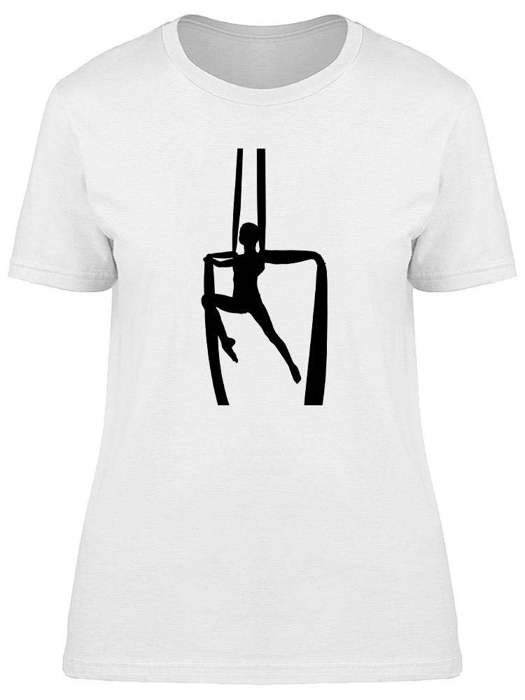 Smartprints Air Gymnastics Tee for Women - Breathable Workout Top for Yoga, Running & Gym - Lightweight Performance Shirt for Active Lifestyles