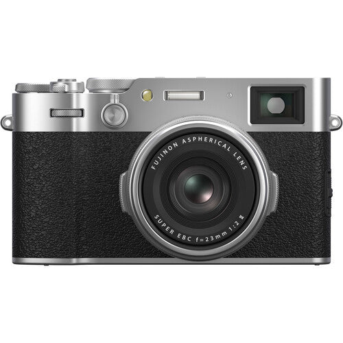 FUJIFILM X100VI Digital Camera 40.2MP APS-C Sensor - Silver | Perfect for Street Photography, Travel & Vlogging