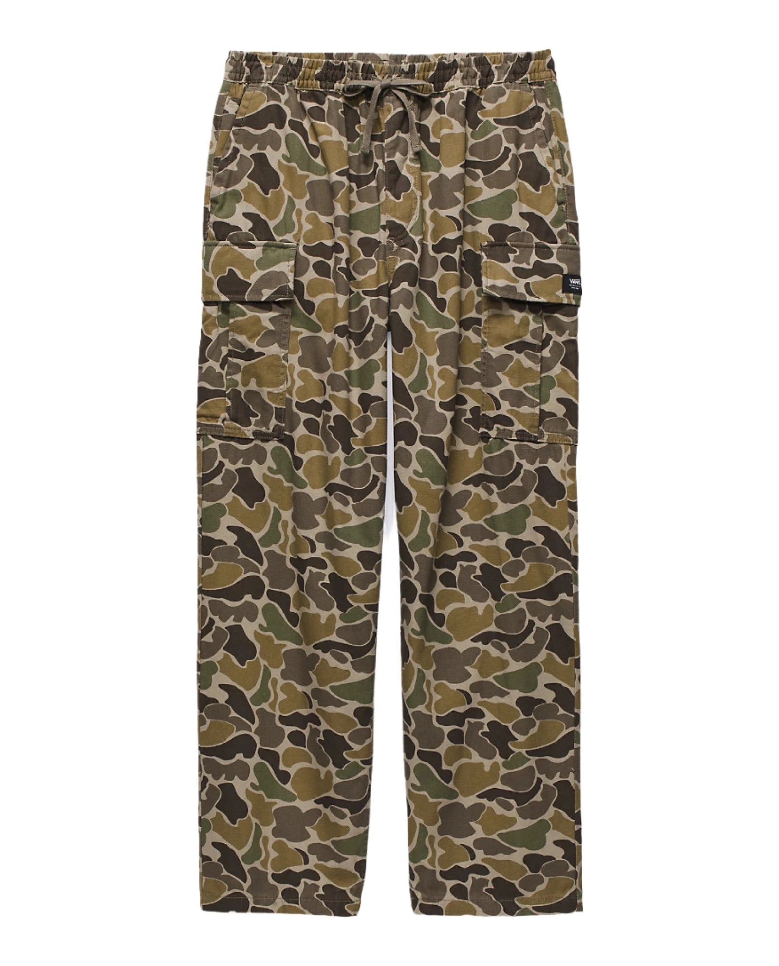 VANS Range Cargo Baggy Tapered Elastic Pants with Bungee Cord - Comfortable Streetwear Joggers for Men | Perfect for Urban Fashion, Casual Outfits & Outdoor Activities