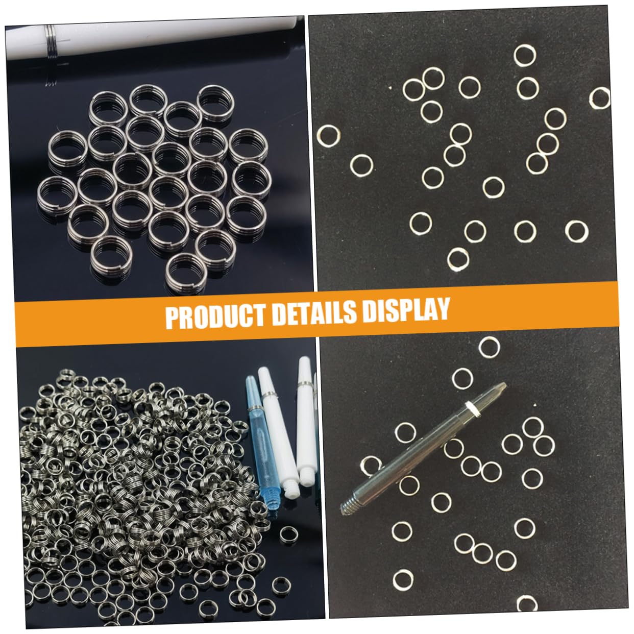 Zinc Alloy O-Rings for Pole, Flight, and Shaft - Durable Metal Sealing Rings for Aviation, Machinery & Industrial Applications