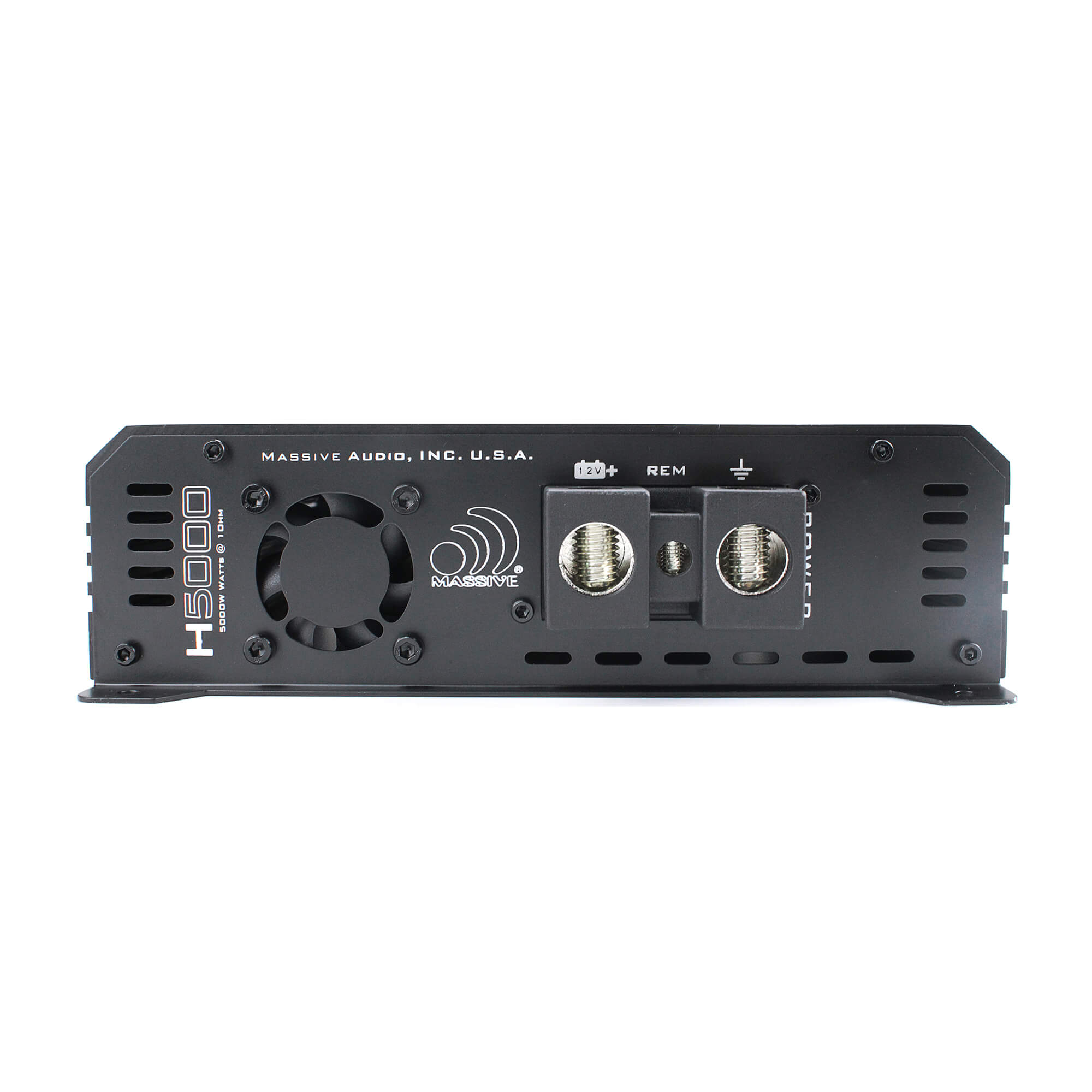 H5000 5000 Watt RMS @ 1 Ohm Mono Block Hippo Series Car Amplifier with Bass Remote - Powerful Bass Boost for Car Audio Systems & Subwoofers