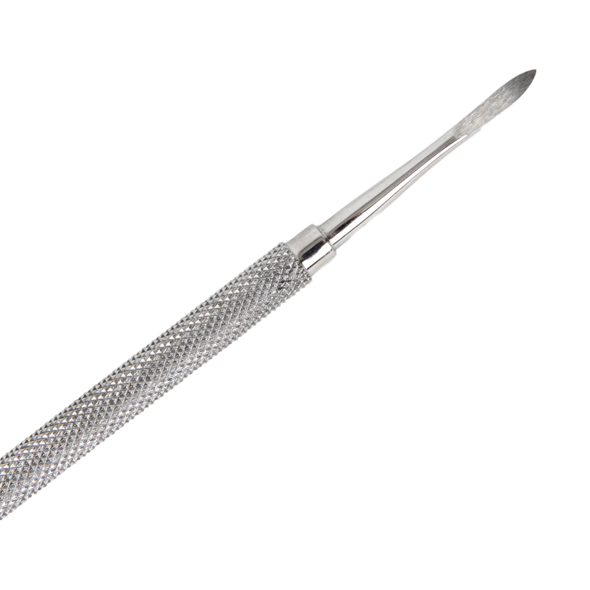 Professional Stainless Steel Cuticle Pusher & Point – Nail Care Tool for Manicure & Pedicure – Perfect for Home & Salon Use