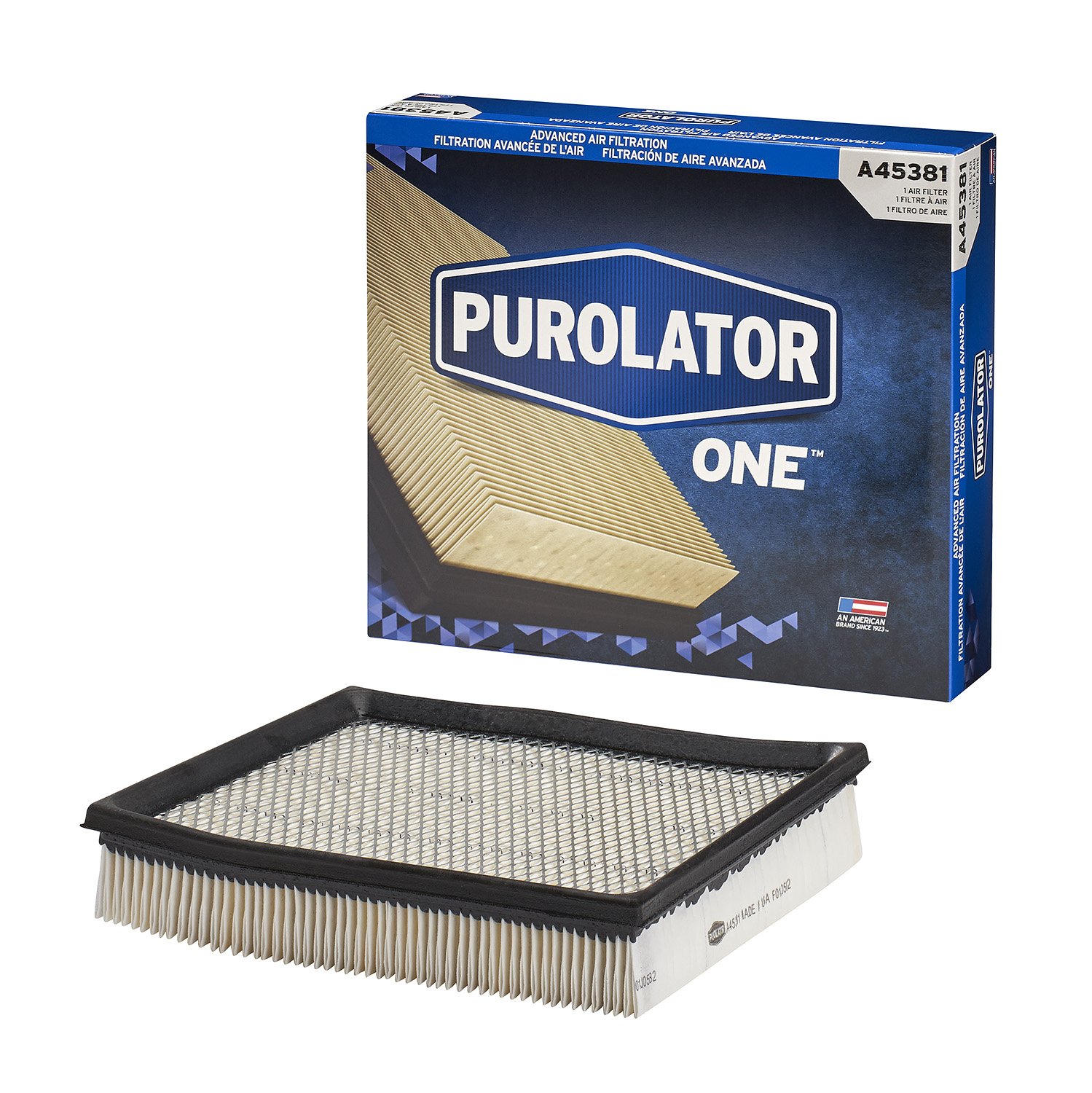 PurolatorONE Advanced Engine Air Filter A45381 - High Performance Replacement for Cars, Trucks & SUVs - Improves Engine Efficiency & Airflow - Ideal for Daily Commuting & Off-Road Adventures