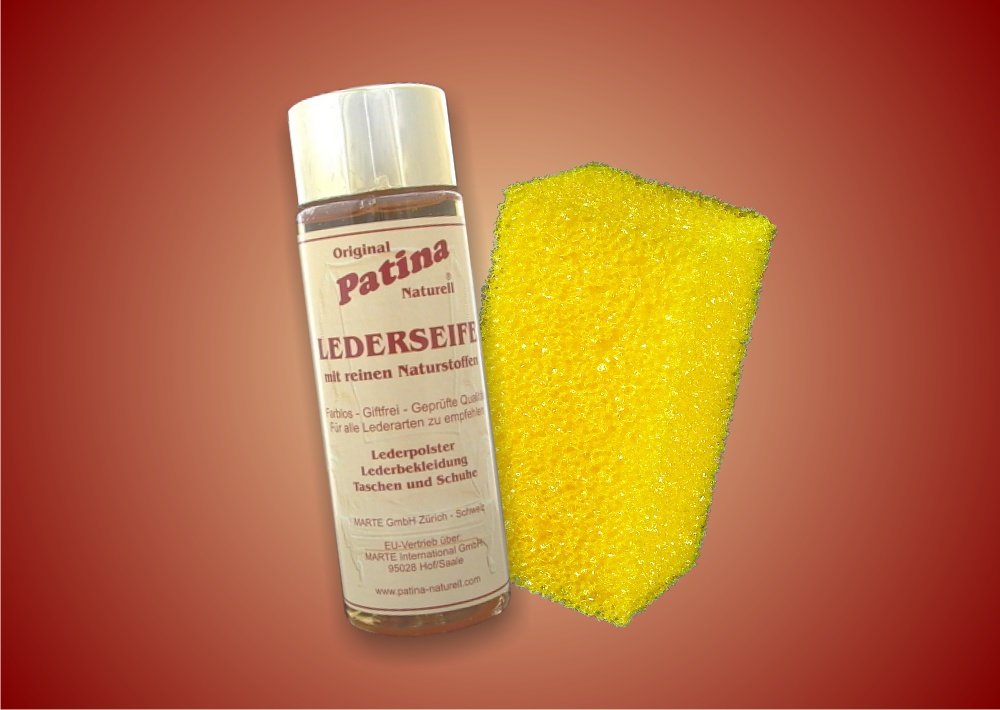Premium Leather Soap 200g - Gentle Cleaning & Conditioning for Leather Bags, Shoes, Jackets & Furniture | Restores Shine & Prevents Cracking | Ideal for Leather Care & Maintenance