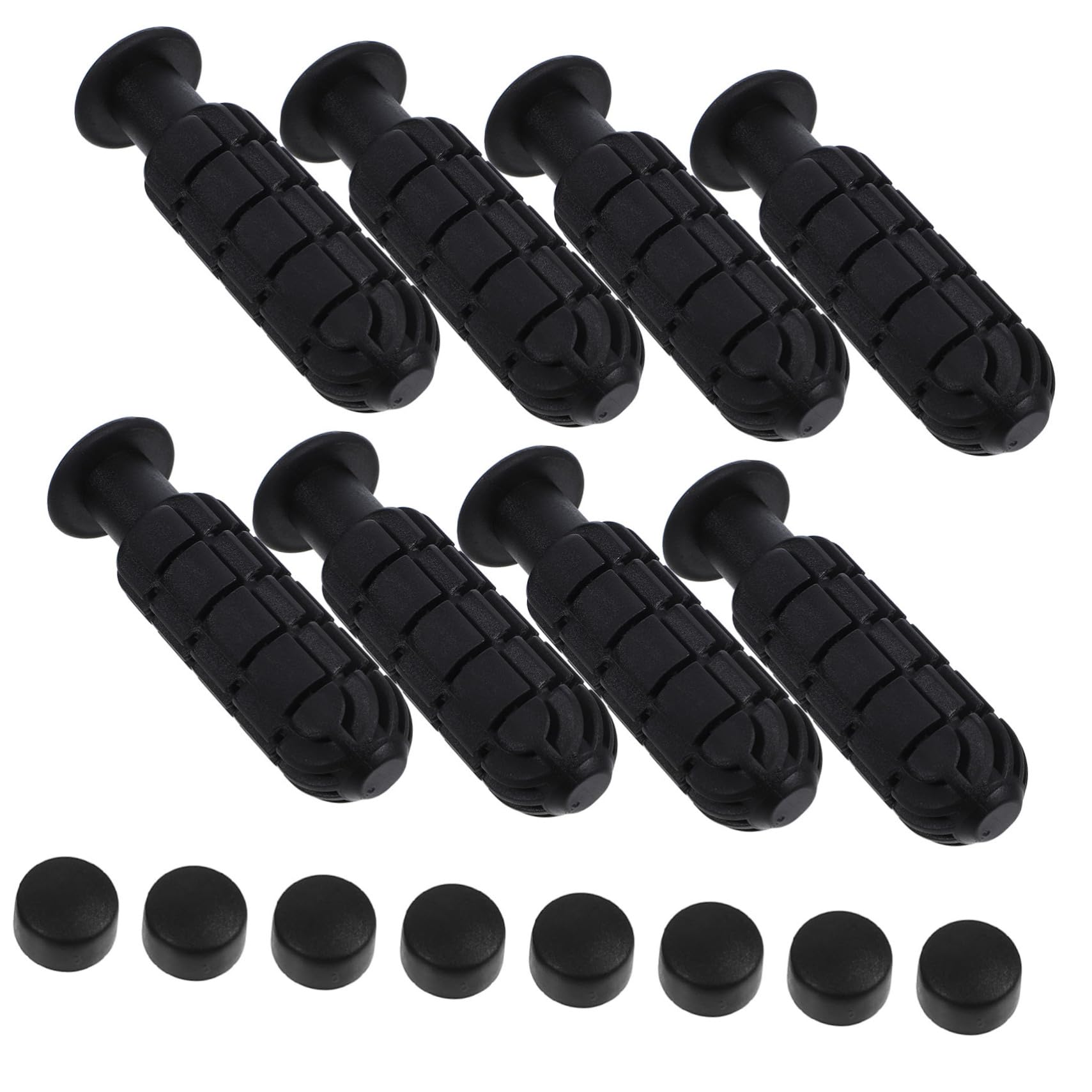 TOYANDONA 24 Pezzi Accessori Per Calcio Balilla - Maniglie Sostituibili per Calcio Tavolo, Grip Foosball Handle per Bambini e Adulti, Ideali per Partite in Casa e Tornei Amatoriali