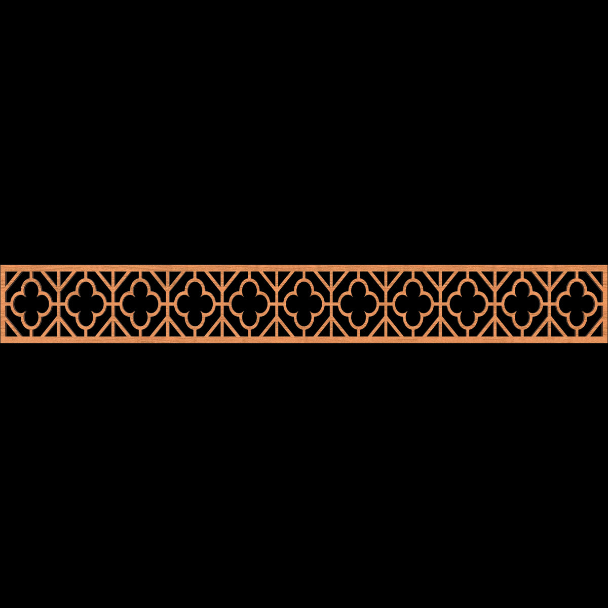 Hazelton Fretwork Moulding - Decorative Wood Trim for Home & Furniture | Perfect for DIY Projects, Wall Accents, and Cabinet Design