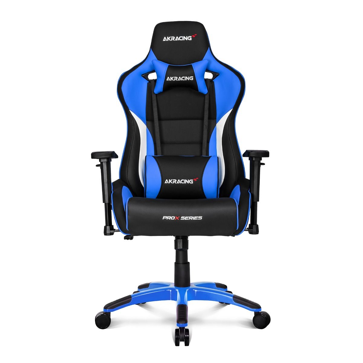 AKRacing ProX Ergonomic Gaming Chair with Adjustable Lumbar Support - Blue - Perfect for PC, Console Gaming & Home Office