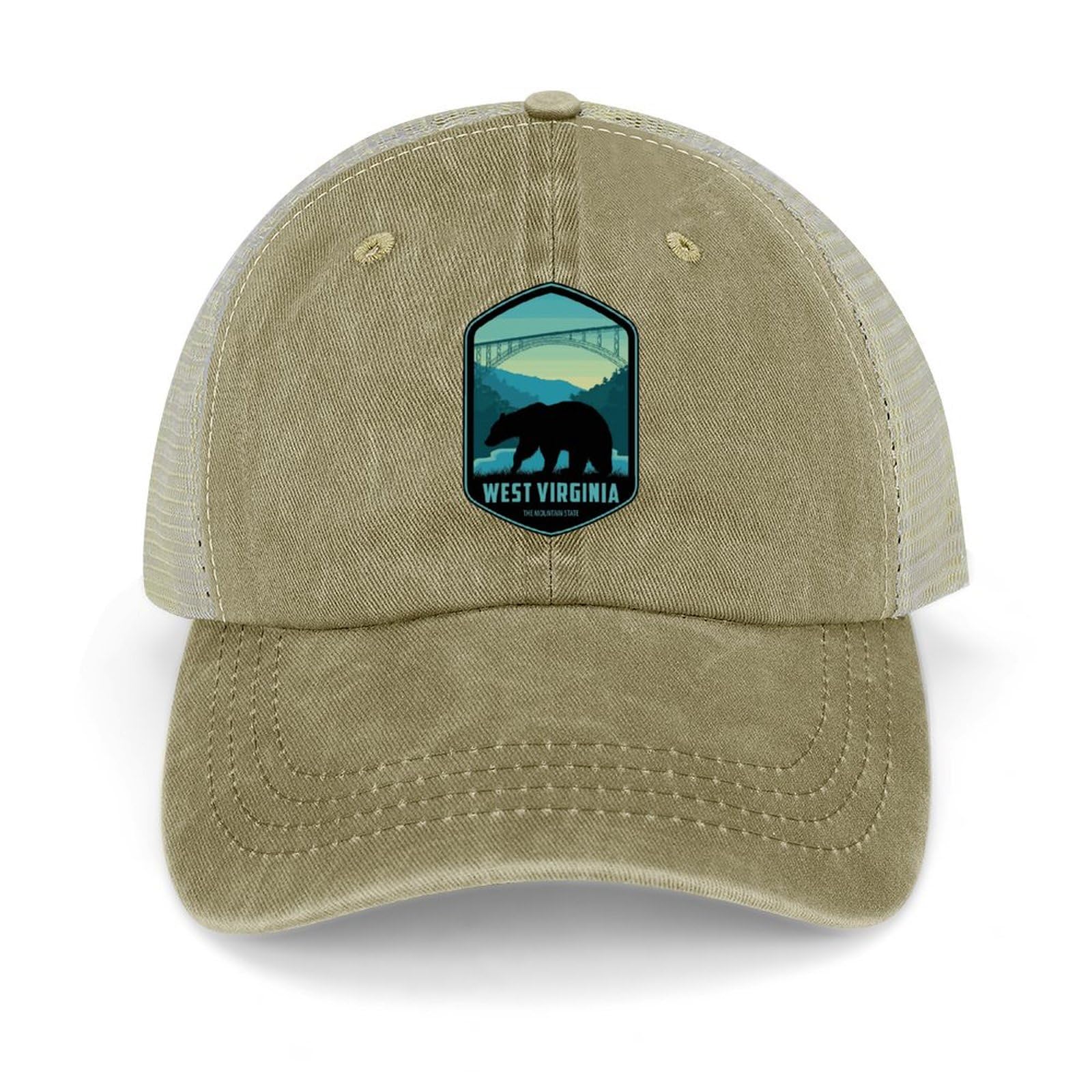 Funny Mesh Trucker Hats for Men - Breathable Golf & Outdoor Cap with Adjustable Snapback - Perfect for National Park Visits, Hiking, and Casual Wear