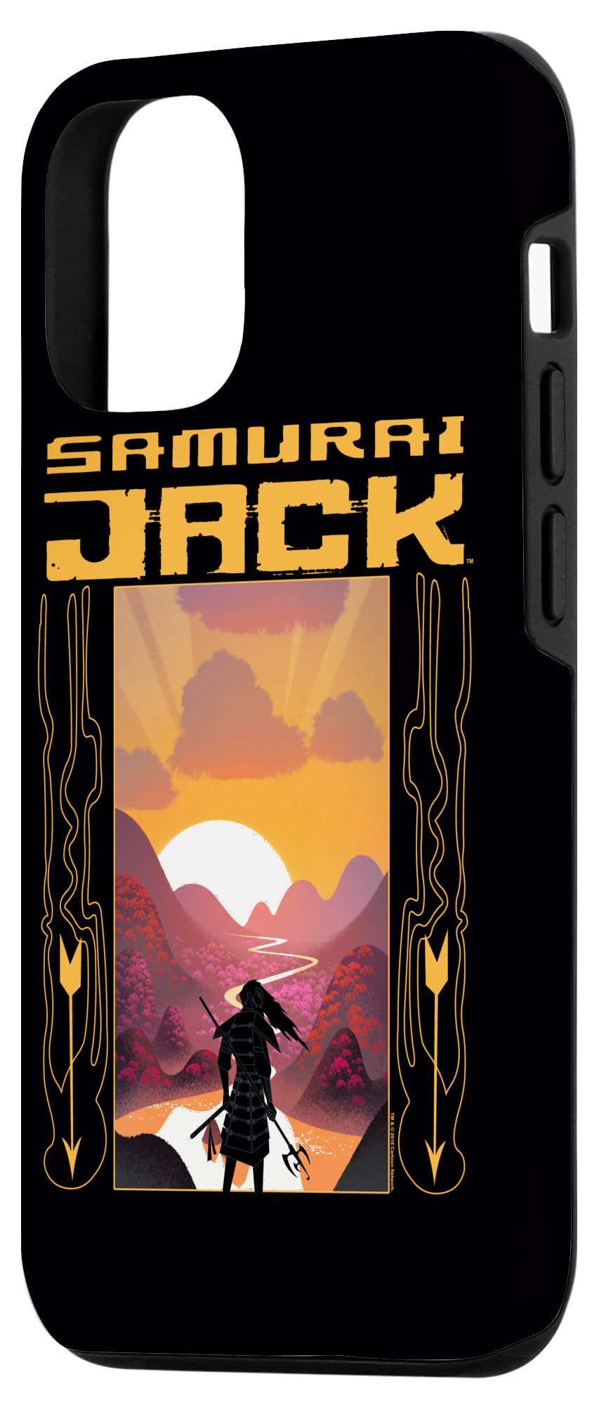 iPhone 12/12 Pro Samurai Jack Case - Sunrise Design for Anime Fans