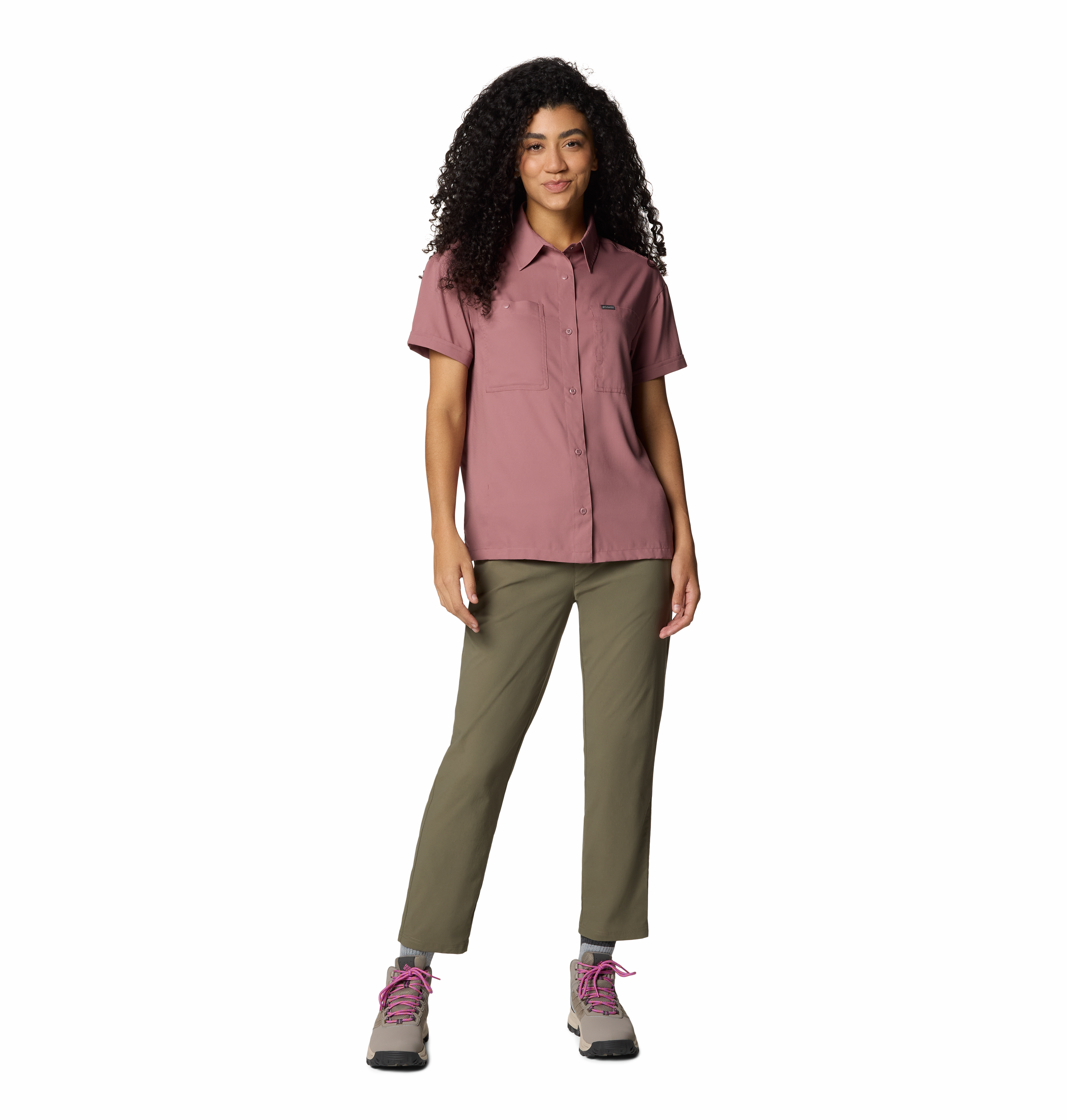 Columbia Silver Ridge Utility™ Short Sleeve Shirt for Women - Lightweight Hiking & Outdoor Adventure Shirt with UPF Sun Protection