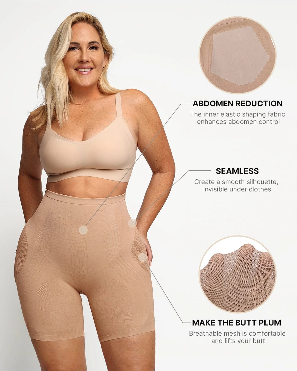 Seamless High Waisted Shorts for Women - Comfortable Stretchy Workout Yoga Running Shorts - Perfect for Gym, Lounge & Summer Activities
