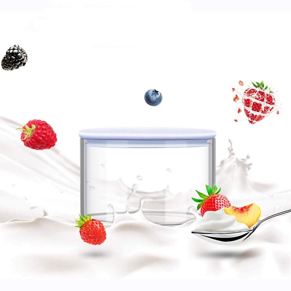 Automatic Yogurt Maker Machine for Home Use - Electric Stainless Steel Yoghurt Maker with Inner Container | Perfect for Healthy Breakfast, Snacks, and DIY Probiotic Recipes