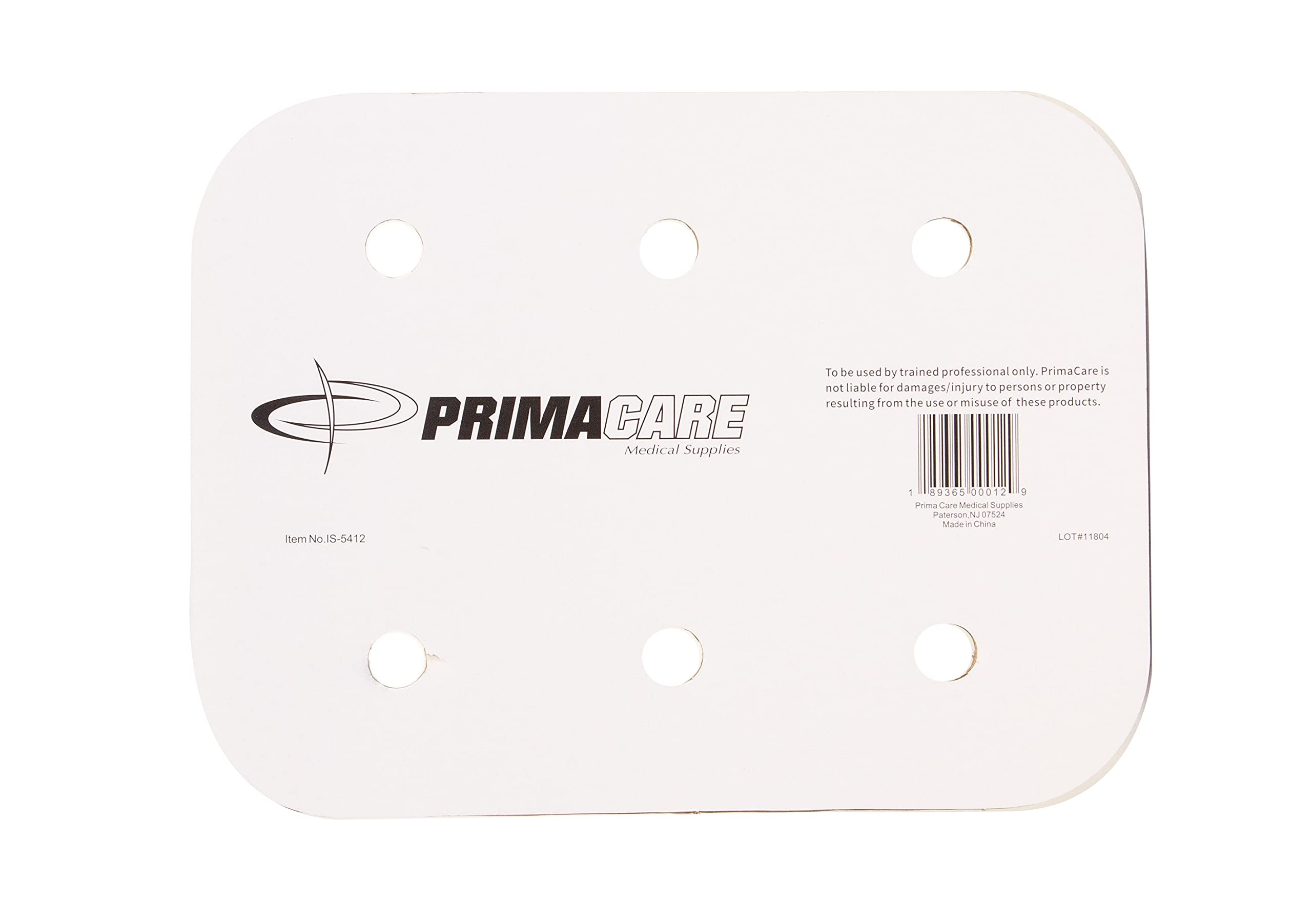 Primacare CSIS-5412 12-Inch Long Padded Cardboard Splints - Pack of 72 - First Aid Medical Supplies for Emergency, Sports Injuries & First Responders