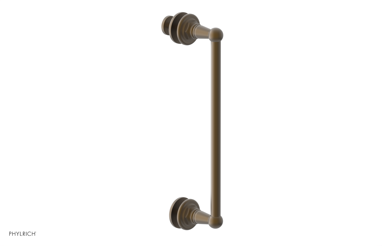 Jamestown 12 Single Sided Shower Pull 165 92 12 - Premium Bathroom Hardware for Easy Shower Door Operation