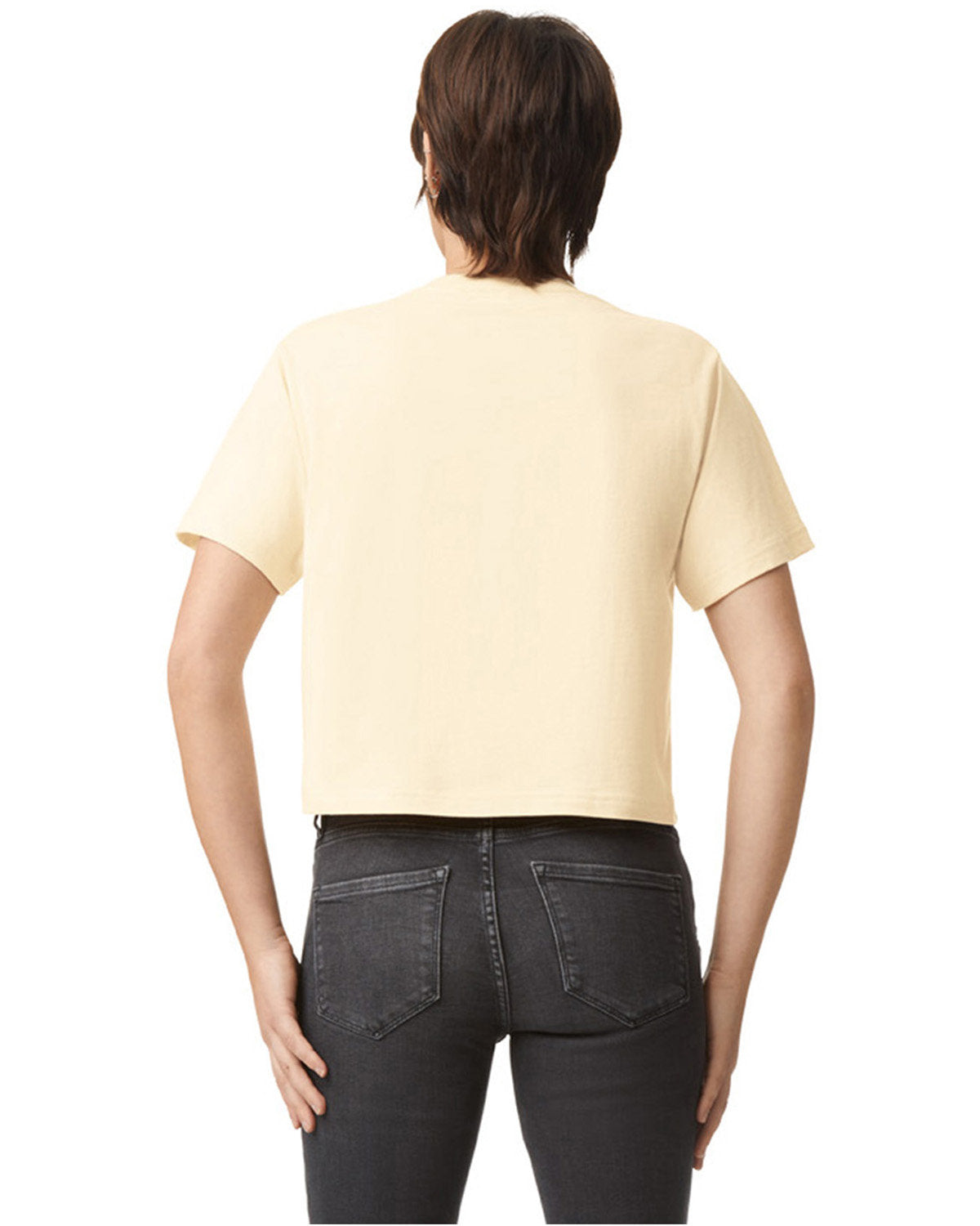 American Apparel 102AM Women's Premium Cotton Boxy T-Shirt - Soft Casual Tee for Everyday Wear, Lounge & Street Style Outfits