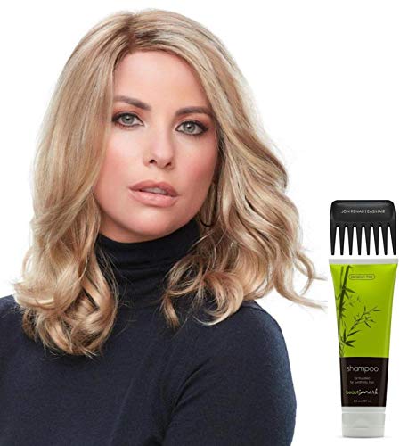 Jon Renau Clair Wig Bundle - 4 Items Including Synthetic Shampoo, Wide Tooth Comb & Styling Guide (Color 1B) | Perfect for Daily Wear, Cosplay & Hair Loss Solutions