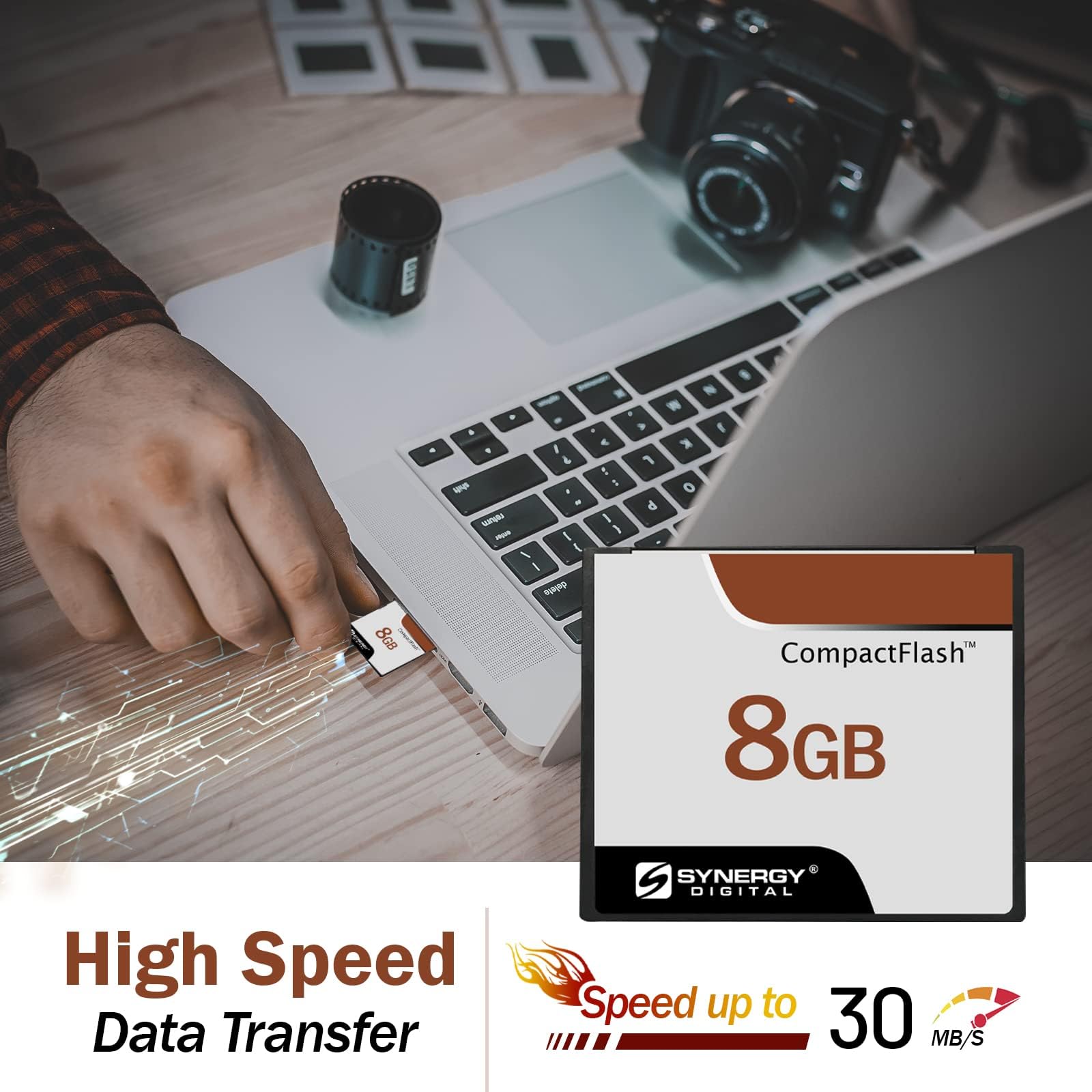 Nikon D70 Digital Camera 8GB CompactFlash Memory Card - High-Speed Storage for Professional Photography & HD Video Recording