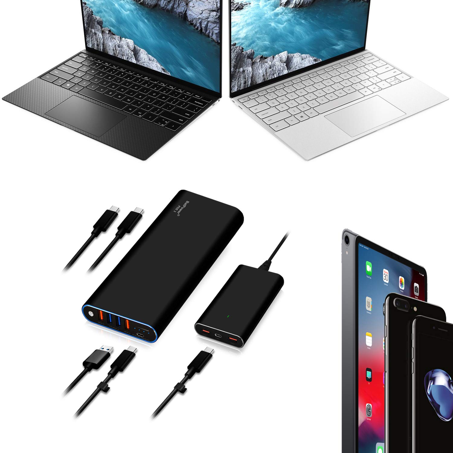 BatPower 210Wh High-Speed PD USB-C Laptop Power Bank - Portable Charger for HP Spectre X360, Dell XPS, Razer Blade Stealth - Includes 120W Slim PD Adapter | Perfect for Travel, Business Trips & Remote Work