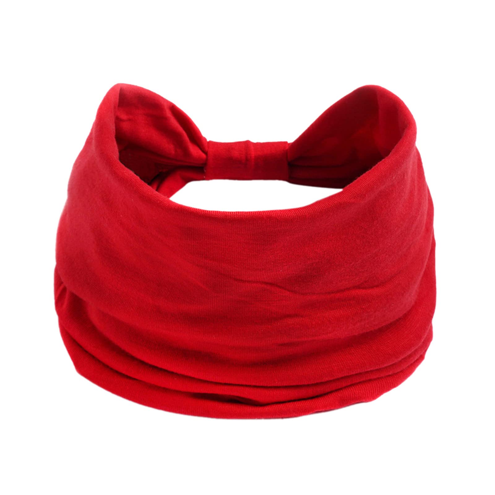 Non-Slip Wicking Knotted Sports Headband for Women - Yoga, Running, Workout & Hijab - Breathable & Stay-Put Design for Active Lifestyles