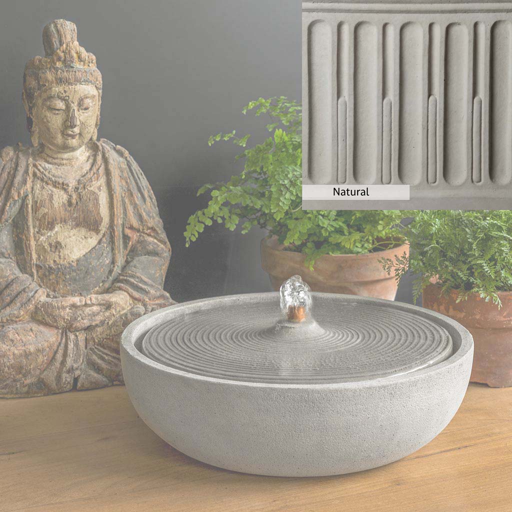 Campania International Ripple Fountain - Outdoor Garden Water Feature for Patio, Yard, and Landscape Decor | Relaxing Water Sounds for Backyard Oasis