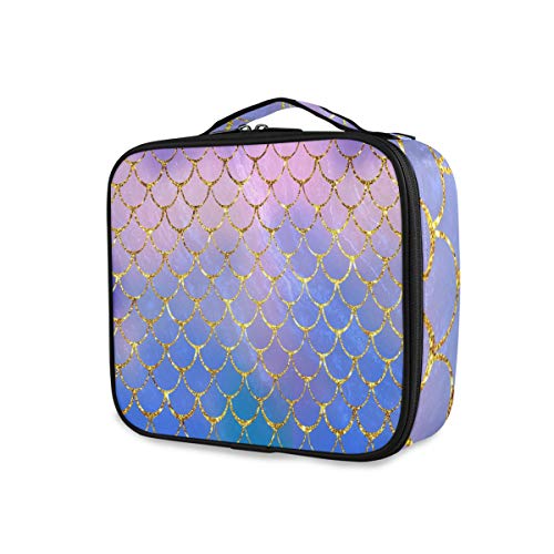 **CaTaKu Waterproof Mermaid Cosmetic Bag – Large Opening Travel Toiletry Organizer for Makeup & Essentials | Portable Multifunctional Storage for Men & Women | Perfect for Beach, Gym & Vacation Trips**