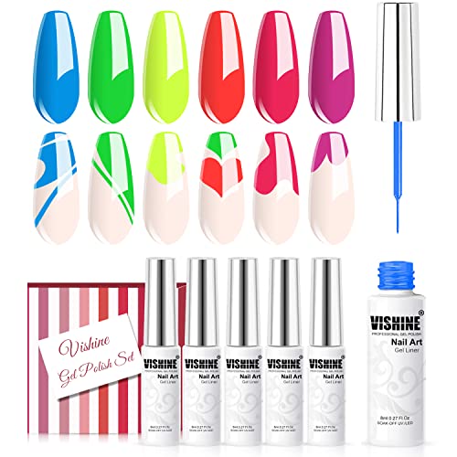 6 Neon Color Set