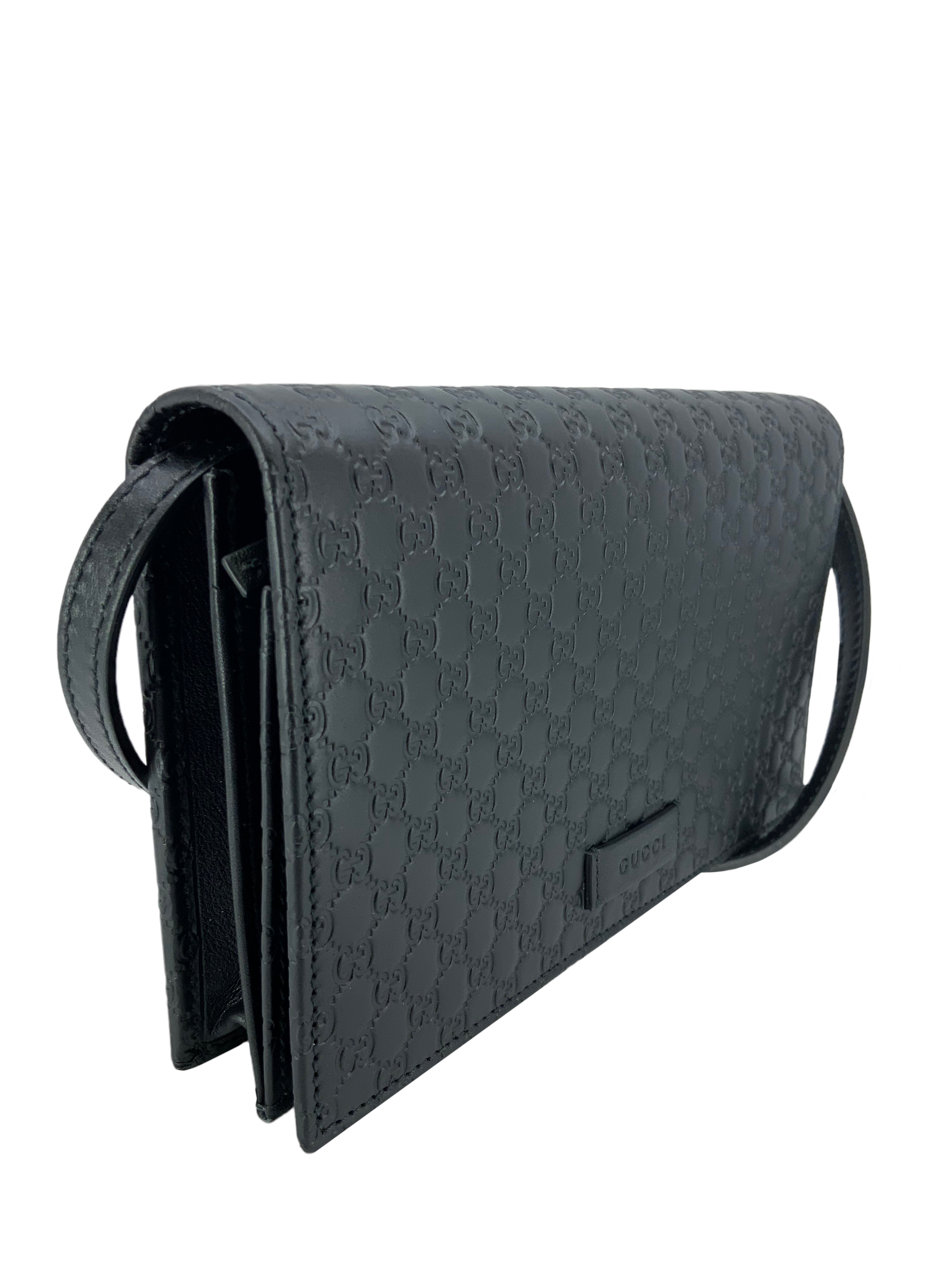 Authentic GUCCI Microguccissima GG Leather Crossbody Wallet for Women - Luxury Designer Handbag with Adjustable Strap, Perfect for Parties, Travel & Everyday Use