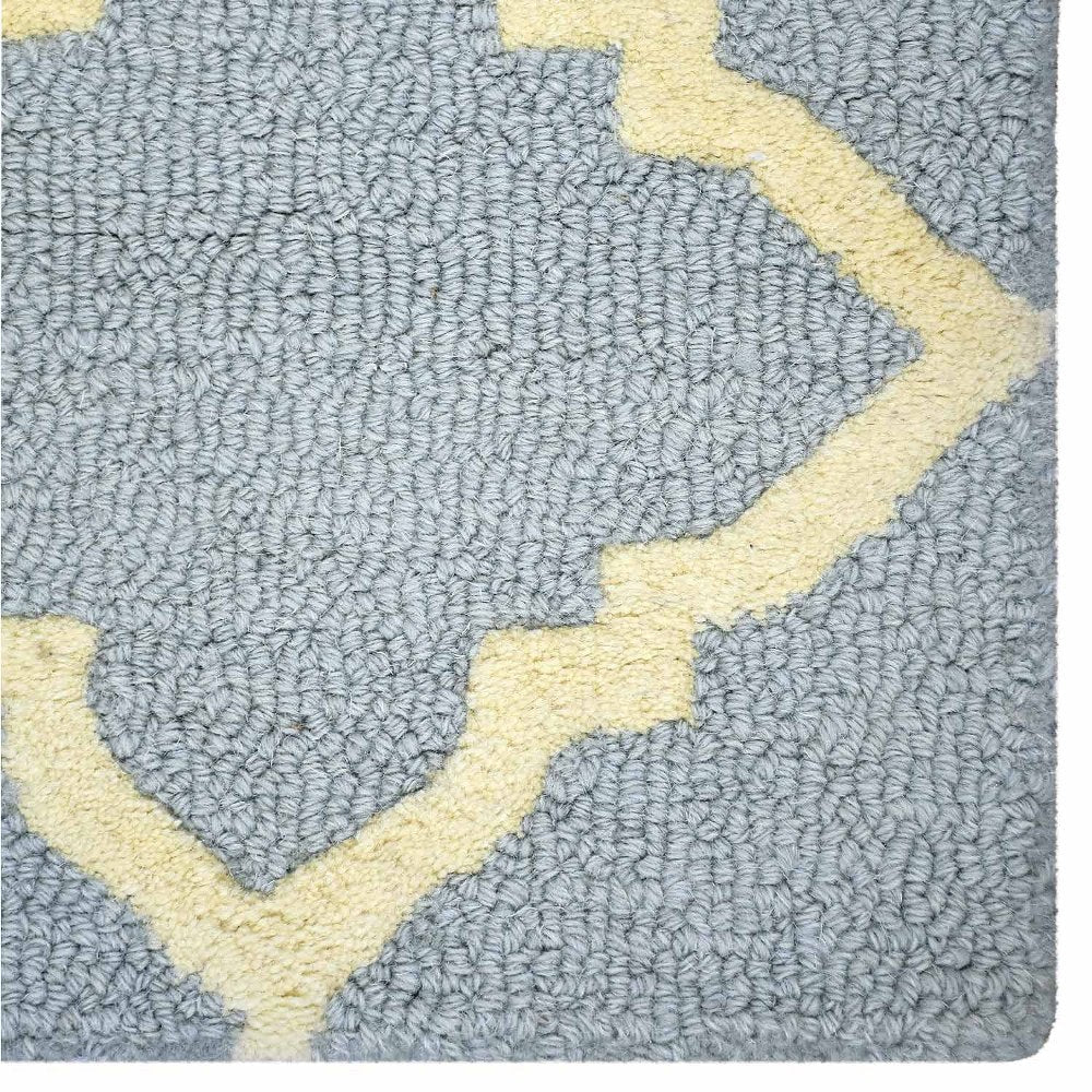 Prism Hand Tufted Rug - Modern Geometric Bohemian Area Rug for Living Room, Bedroom, Office - Soft Non-Slip Floor Carpet for Home Decor