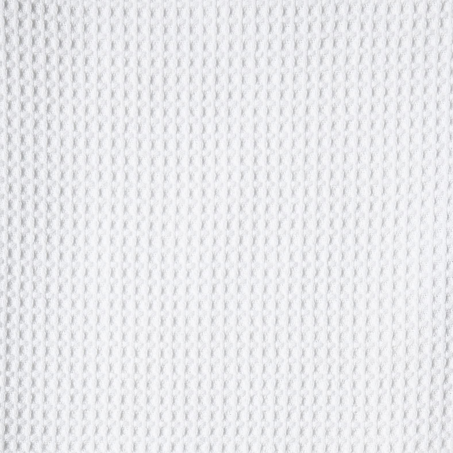 Vera Wang Queen Blanket - Luxury 100% Cotton Waffle Weave Bedding Set | Ultra Soft & Breathable | Perfect for Master Bedroom, Guest Room & Cozy Home Decor (White, Queen Size)