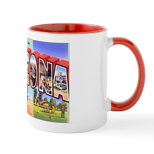 White/Red Inside - Arizona Greetings Mug