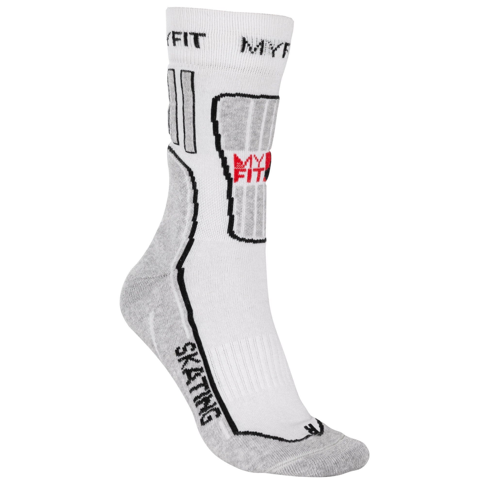 MyFit Skating Socks - Breathable Cushioned Athletic Socks for Ice Skating, Roller Skating & Fitness - Perfect for Skaters, Athletes & Active Lifestyles