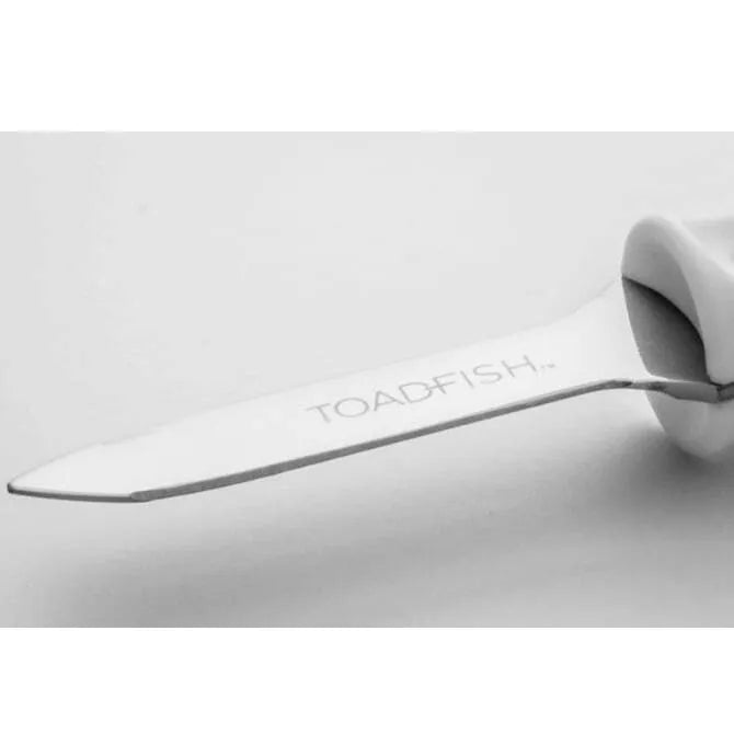 Professional Oyster Knife - Stainless Steel Blade with Non-Slip Grip - Toadfish Outfitters - Perfect for Shucking Oysters at Home, Restaurants or Outdoor Seafood Parties