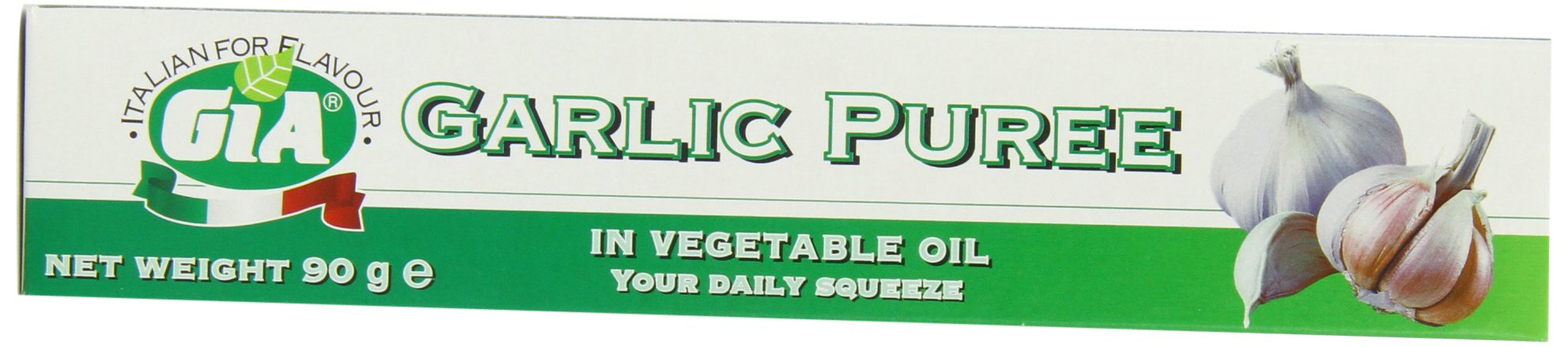 Organic Garlic Puree 90g (Pack of 24) - Premium Garlic Paste for Cooking, Sauces & Meal Prep - Vegan, Gluten-Free & Non-GMO - Perfect for Italian, Asian & Mediterranean Cuisine