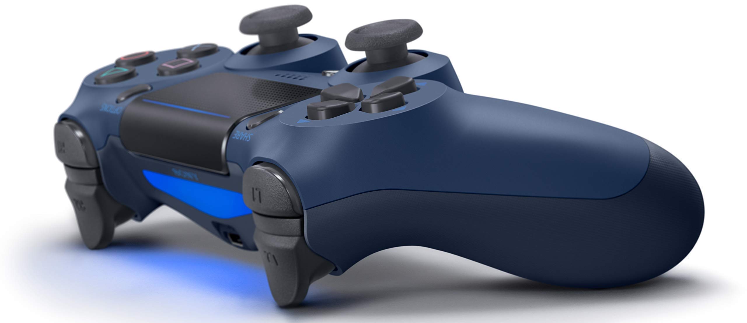 Renewed DualShock 4 Wireless Controller for PS4 - Midnight Blue | Official Sony Playstation 4 Gamepad with Precise Controls | Perfect for Gaming, Streaming & Multiplayer Sessions
