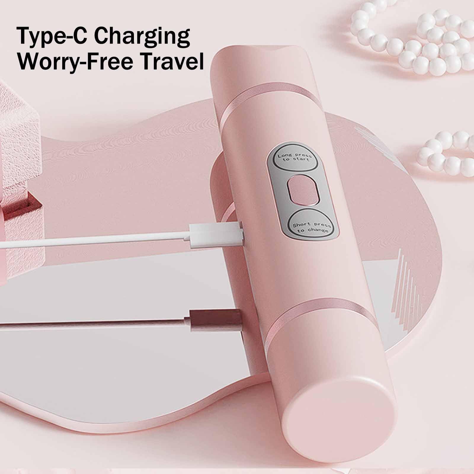 Favorabler-D Women's Electric Razor - 2-in-1 Rechargeable & Waterproof IPX7 Lady Shaver for Smooth Legs, Underarms & Bikini Area - Full Body Hair Removal for Travel, Gym & Everyday Use (Pink)