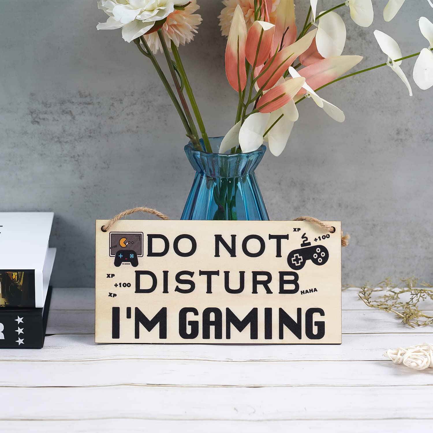 Funny Gaming Room Decor for Teen Boys & Girls - Cool Gamer Gifts for Boyfriend Birthday, Kids Under 10 - Under $15 - Perfect for Bedroom, Game Room & Teen Hangouts