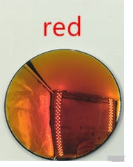 BCLEAR 1.49 Index Progressive Polarized Mirrored Sunglass Lenses - Red Color Mirror for UV Protection & Glare Reduction | Perfect for Driving, Fishing & Outdoor Activities
