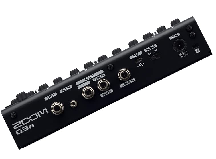 Zoom G3n Guitar Multi-Effects Processor Pedal with 70+ Built-in Effects, Amp Modeling, Stereo FX, Looper & Rhythm Machine - Perfect for Live Performances, Studio Recording & Practice Sessions