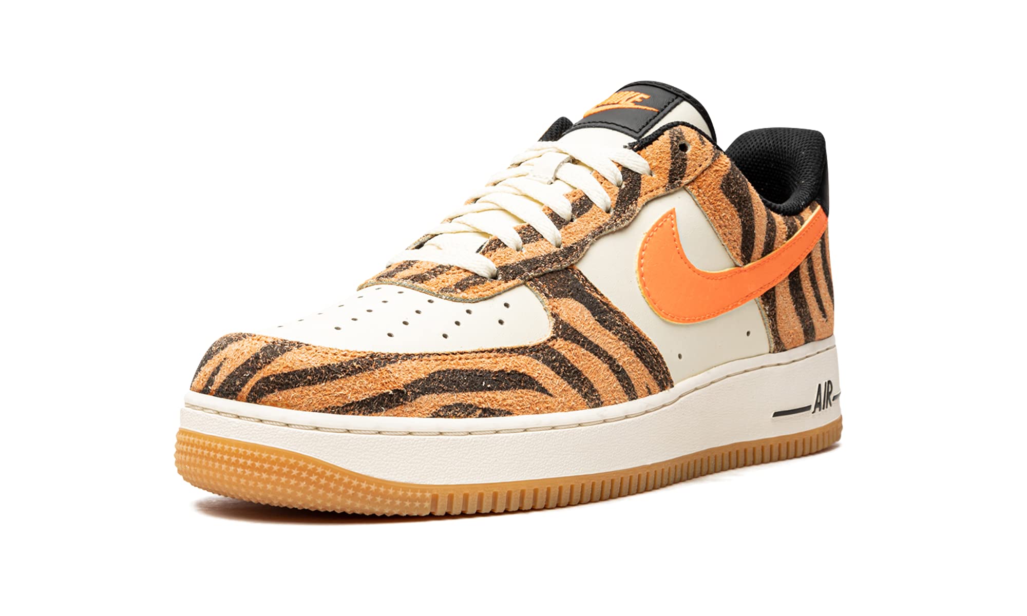 Nike Men's Air Force 1 Low Basketball Shoes - Coconut Milk/Atomic Orange - Size 9 | Classic Sneakers for Casual Wear, Street Style & Basketball Games
