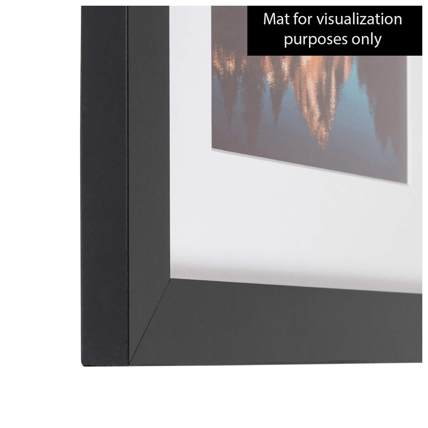Ann Kelle Happy Cloud II 24x24 Framed Art Print - Satin Black Frame with 060 Plexiglass - Handmade in USA - Perfect for Living Room, Bedroom & Office Decor
