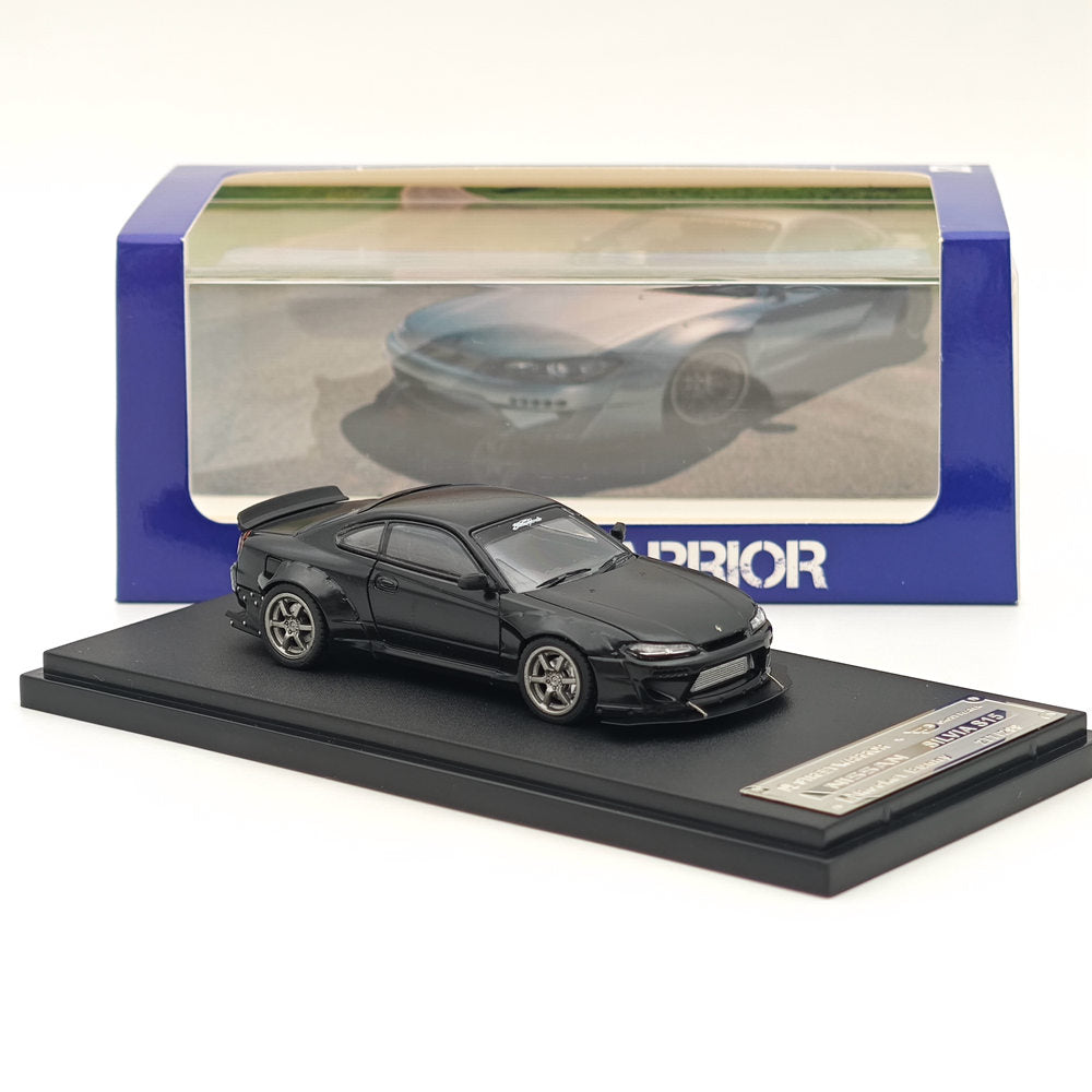 1/64 Scale Nissan Silvia S15 Pandem Rocket Bunny Black Diecast Model Car - Collectible Toy for Display, Racing Enthusiasts & Car Lovers