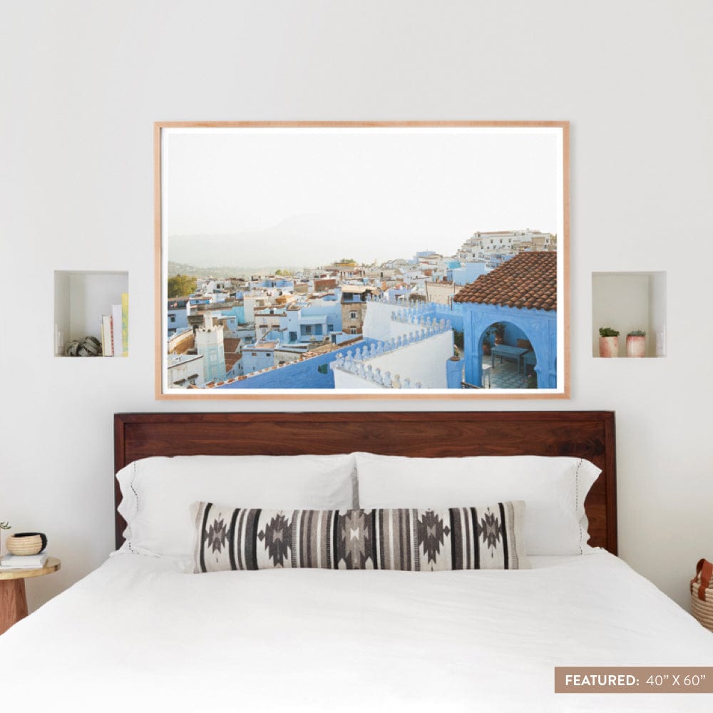 Blue City Fine Art Prints - High-Quality Wall Decor for Home & Office | Perfect for Living Room, Bedroom & Gallery