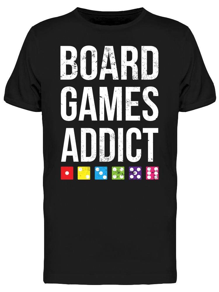 Board Games Addict T-Shirt for Men - Funny Gaming Tee for Casual Wear & Game Nights